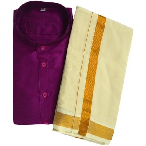 Onam/SouthIndian Dress For Boys Maroon